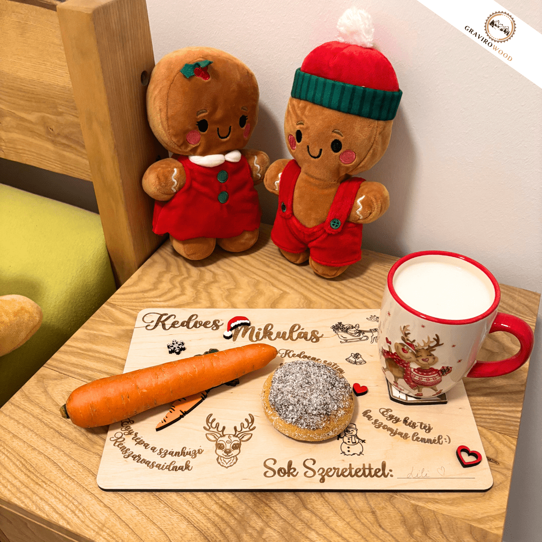 Kézműves Mikulás-váró tábla🎅🪵