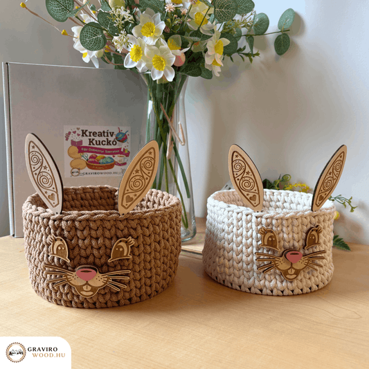 Húsvéti nyuszis kosár