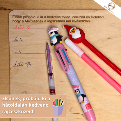 Kézműves Mikulás-váró tábla🎅🪵